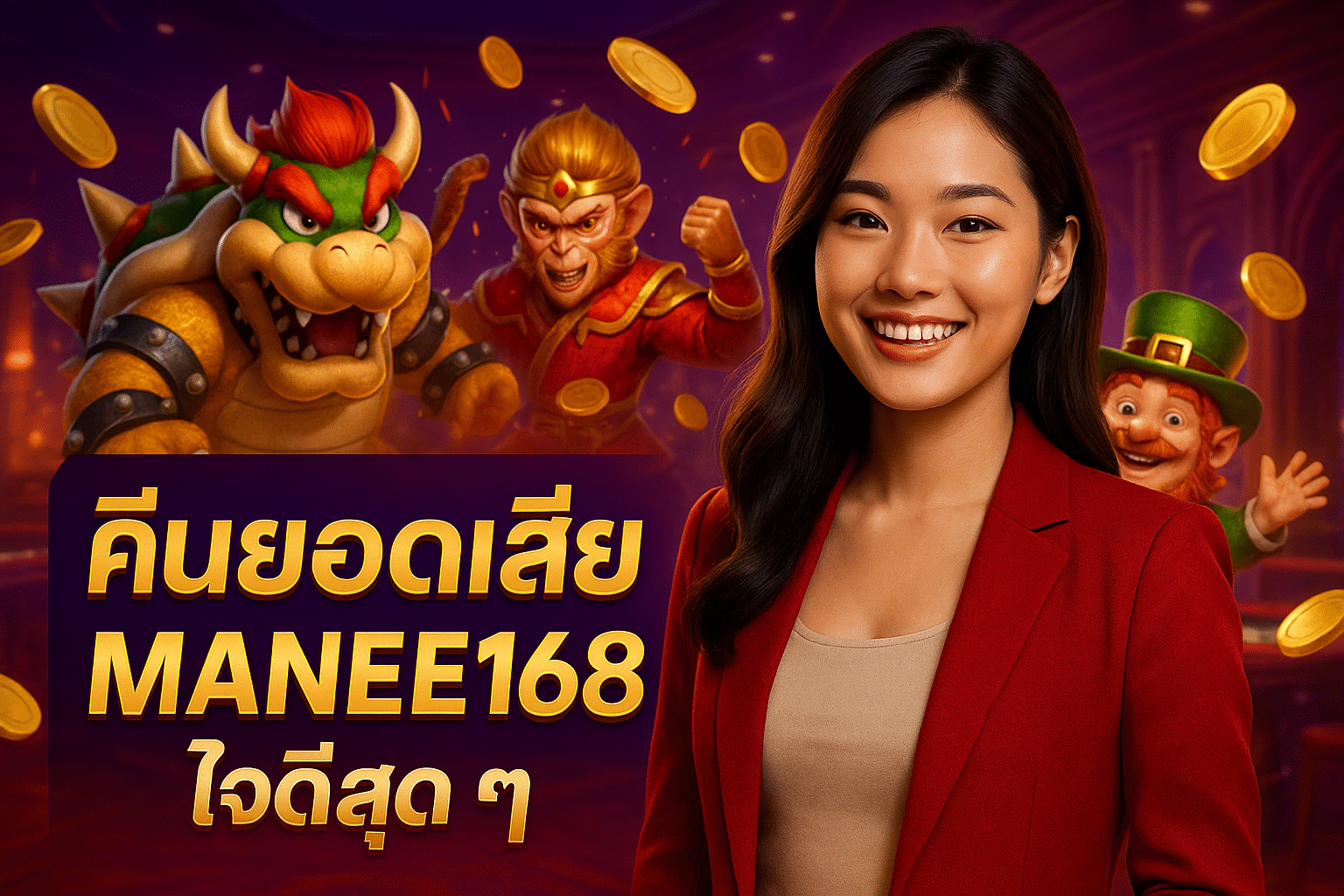 คืนยอดเสีย MANEE168 ใจดีสุด ๆ