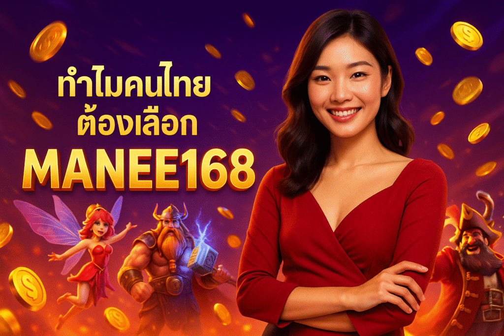 ทำไมคนไทยต้องเลือก MANEE168