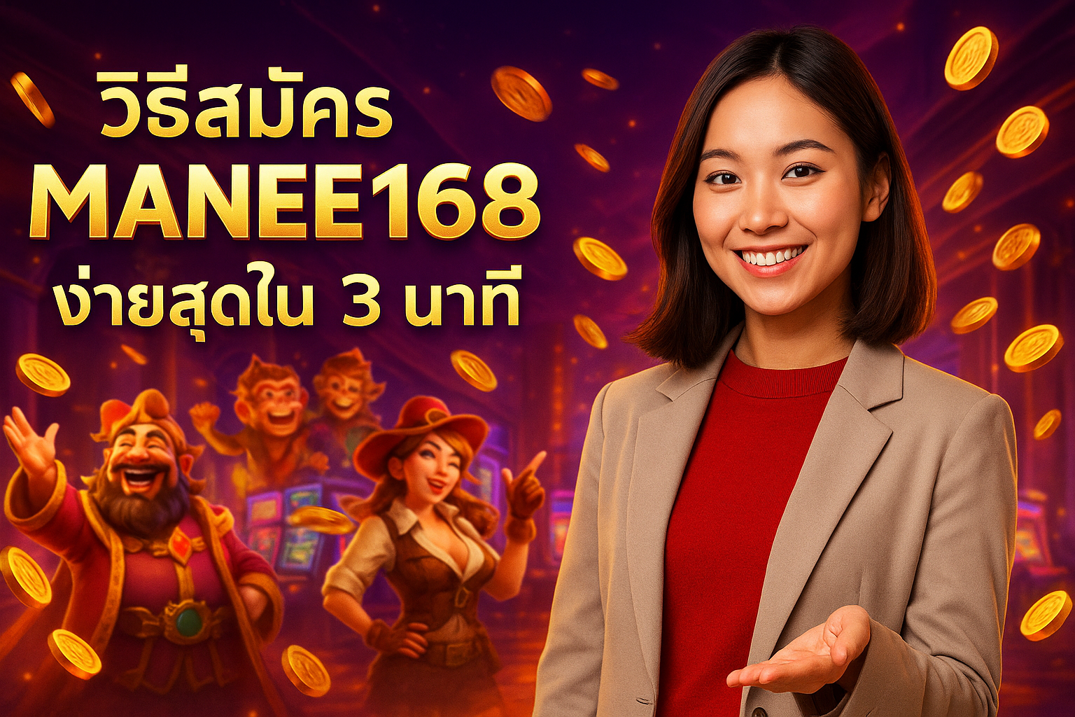 วิธีสมัคร MANEE168 ง่ายสุดใน 3 นาที