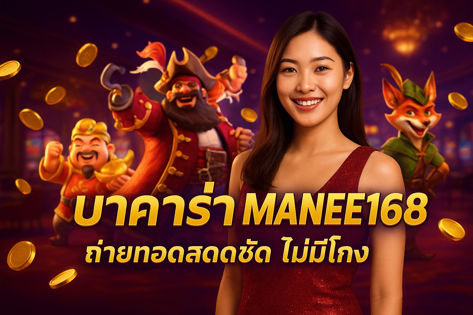 บาคาร่า MANEE168 ถ่ายทอดสดชัด ไม่มีโกง